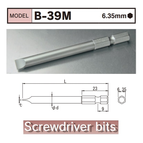 Đầu bits tô vít 4 cạnh B-39D