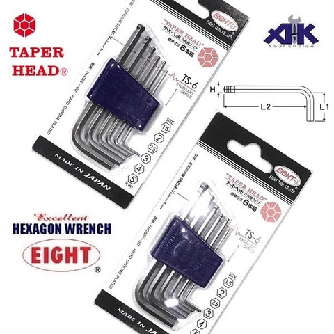 Bộ lục giác chữ L EIGHT TS-6