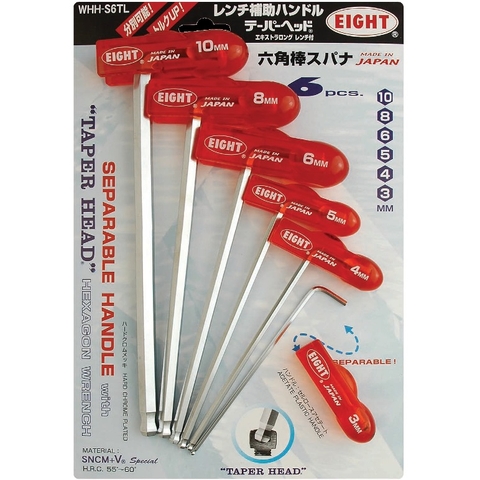 Bộ lục giác với tay vặn WHH-S6TL