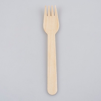 Nĩa gỗ dùng một lần 16cm