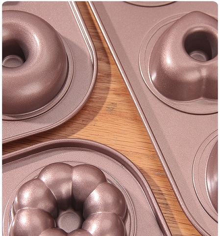 Khuôn donut chống dính 12 bánh kiểu
