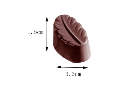 1032 - Khuôn socola bonbon hình chiếc lá