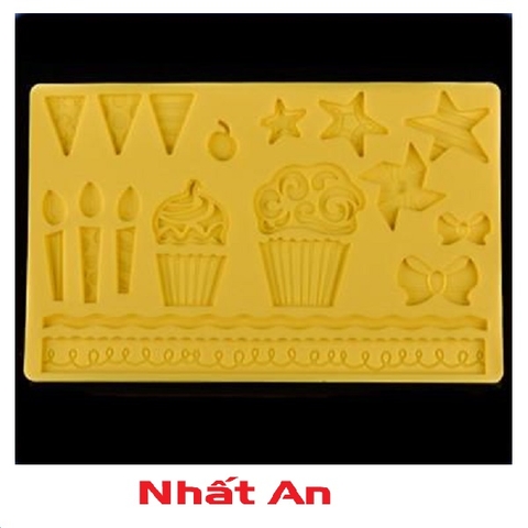 Khuôn silicone tạo hình trang trí fondant