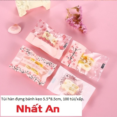 Túi hàn đựng bánh kẹo 5.5*8.5cm (100 túi/xấp) - mẫu 4