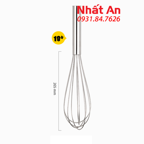 Phới đánh trứng inox cầm tay (có 4 size)