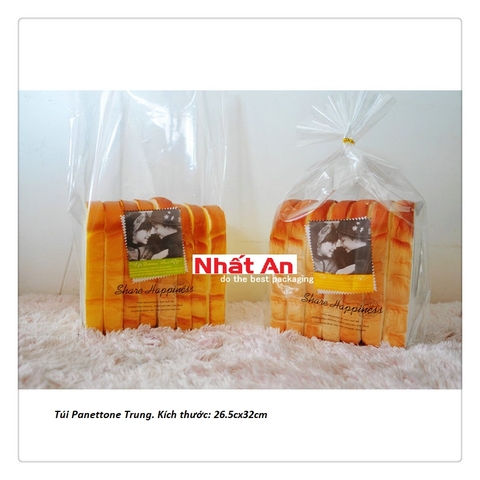 Túi đựng bánh Panettone size trung (cup 5 inch)