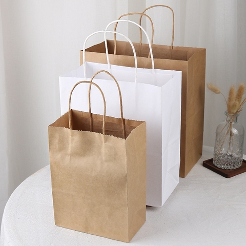 Túi giấy kraft quai xách size nhỏ