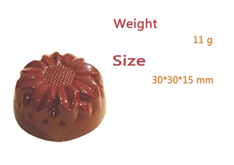 2190 - Khuôn socola bonbon hoa hướng dương
