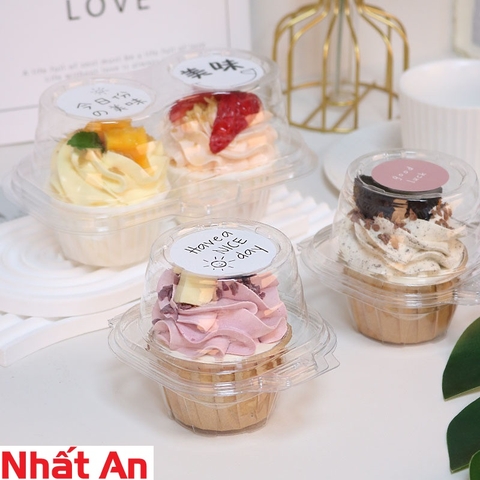 Hộp cupcake nhựa 1 bánh