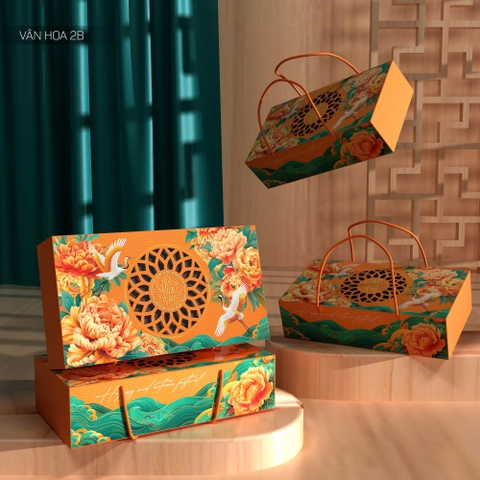 Hộp trung thu vân hoa 2B