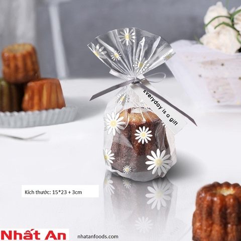 Túi nhựa hoa cúc lớn  50 cái