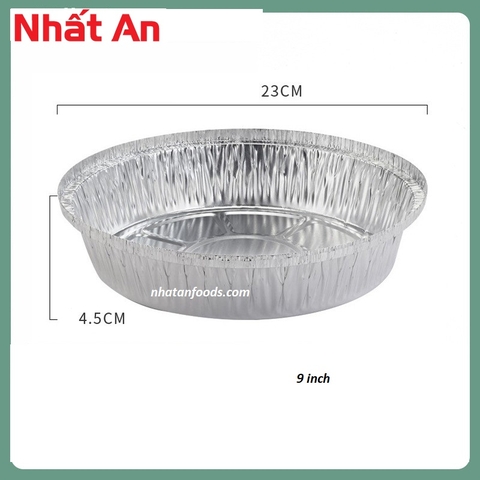 Khuôn giấy bạc tròn cho nồi chiên không dầu Có 3 size: