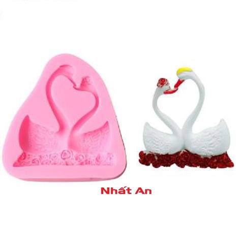 Khuôn silicone 4D thiên nga