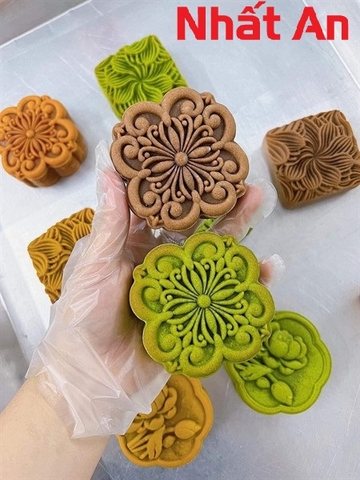 Khuôn Trung Thu Cúc Thạch Thảo 1 mặt 75gr
