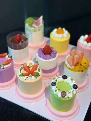 Hộp cupcake mica 1 bánh (Có 2 màu)