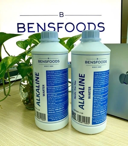 Nước tro tàu Bensfoods 1L / Alkaline Warter