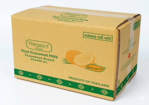 Nước cốt dừa Thái Thaveeros 400ml