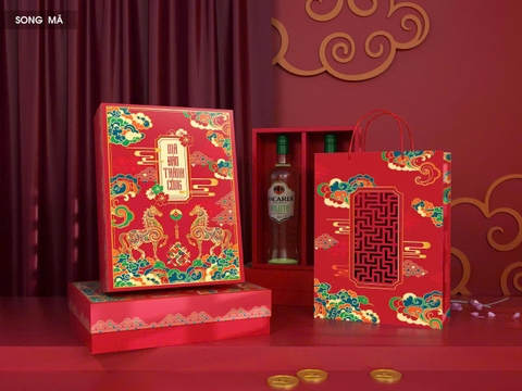 Hộp Tết mã đáo thành công