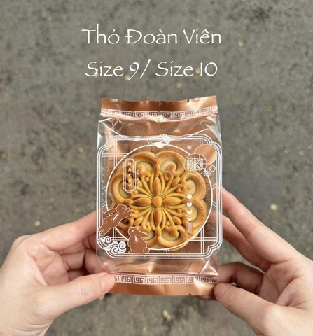 Túi hàn trung thu thỏ đoàn viên 200gr 100 túi
