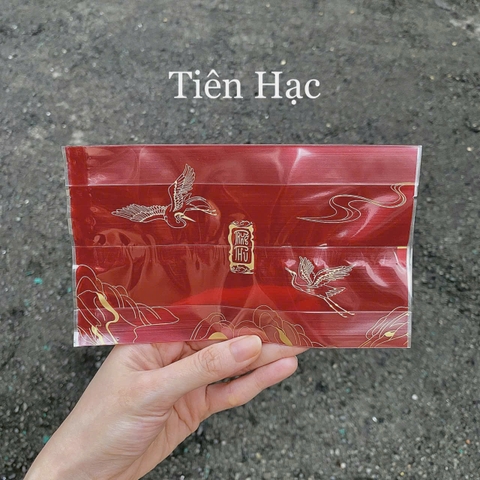 Túi hàn trung thu tiên hạc 250gr - 300gr 100 túi