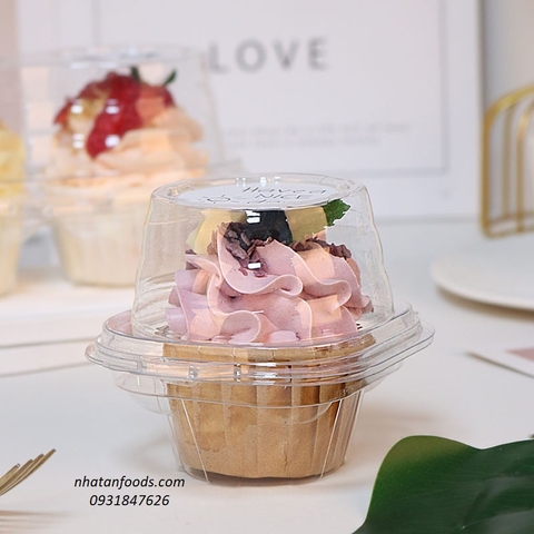 Hộp cupcake nhựa 1 bánh