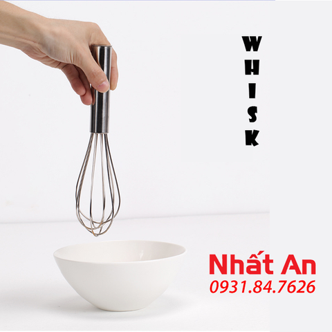 Phới đánh trứng inox cầm tay (có 4 size)