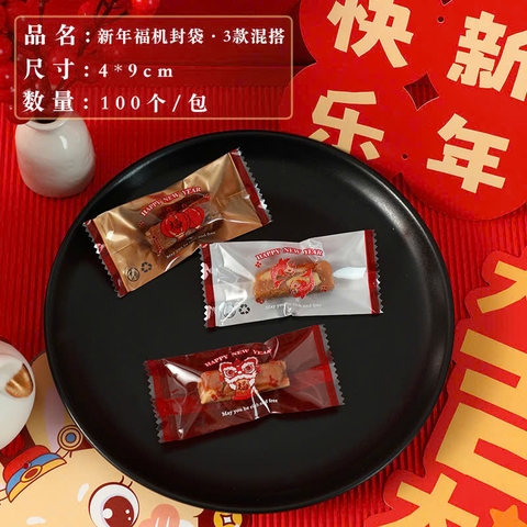 Túi kẹo nougat Happy New Year 2 - 100 túi