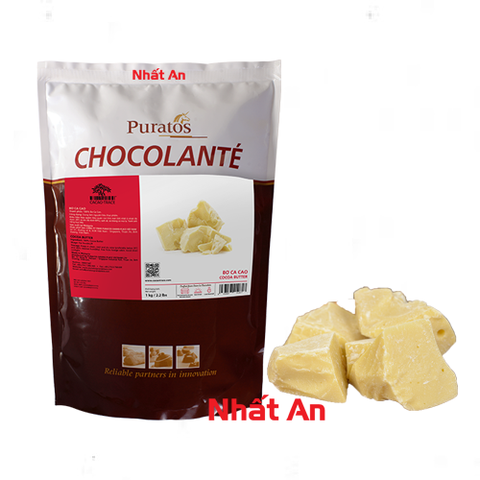 Bơ cacao Puratos 1kg / Cocoa butter Puratos 1kg
