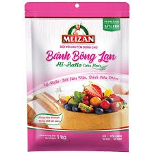 Bột bánh bông lan số 8 hiệu Meizan 1kg