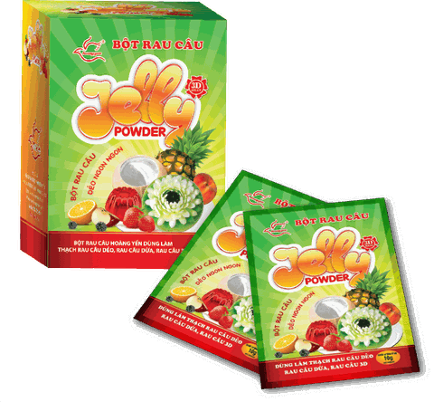 Bột rau câu dẻo Jelly Hoàng Yến (có 2 size)