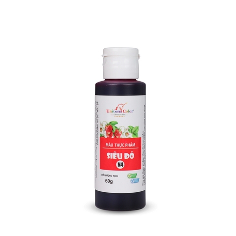 Màu nước thực phẩm Siêu đỏ Unicorn 60gr