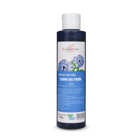 Màu nước xanh da trời unicorn 210gr