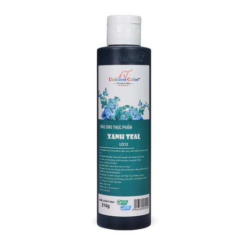 Màu nước xanh teal unicorn 210gr