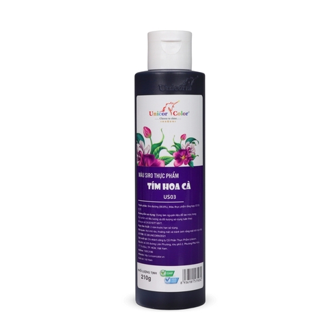 Màu nước thực phẩm tím hoa cà Unicorn 210gr