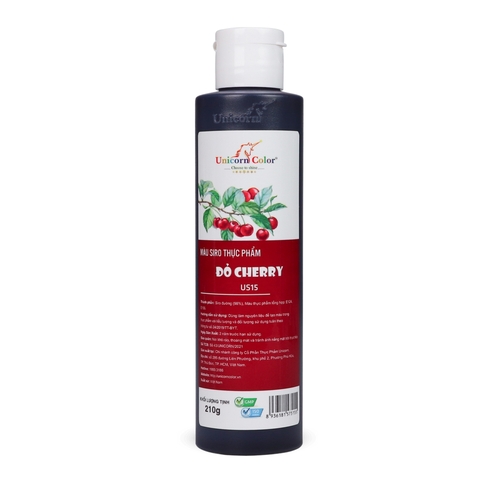 Màu nước đỏ cherry Unicorn 210gr