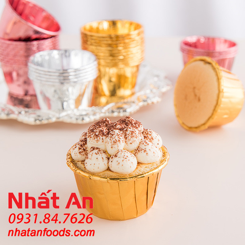 Chén giấy / cup giấy xếp li size nhỏ - 50 cái (Màu ngẫu nhiên)