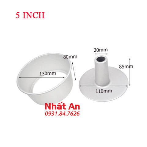 Khuôn chiffon đáy rời / Chinfon - có nhiều size