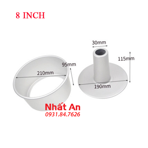 Khuôn chiffon đáy rời / Chinfon - có nhiều size