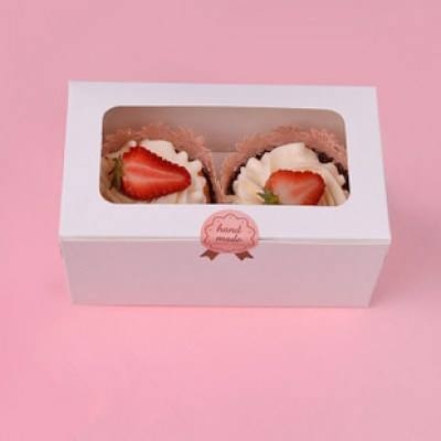 Hộp Cupcake giấy 2 bánh