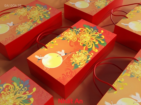 Hộp Trung Thu Đại Đóa 2 Bánh 150gr - 250gr