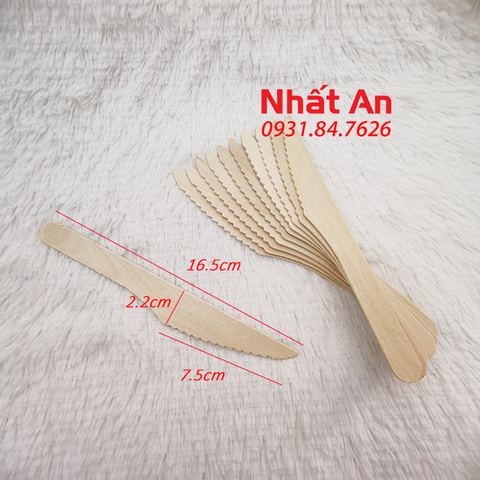 Dao gỗ dùng một lần 16cm