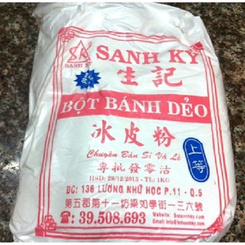 Bột bánh dẻo vỏ đặc biệt Sanh Ký (500 & 1Kg)