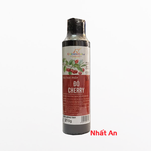 Màu nước đỏ cherry Unicorn 210gr