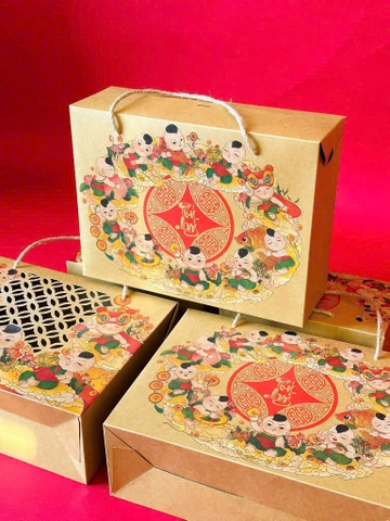 Hộp Tết Đông Hồ size L