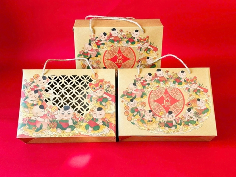 Hộp Tết Đông Hồ size L