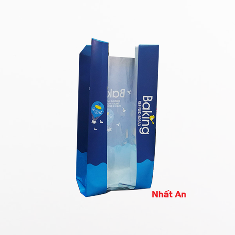 Túi bánh mì hoa cúc xanh dương (2 size)