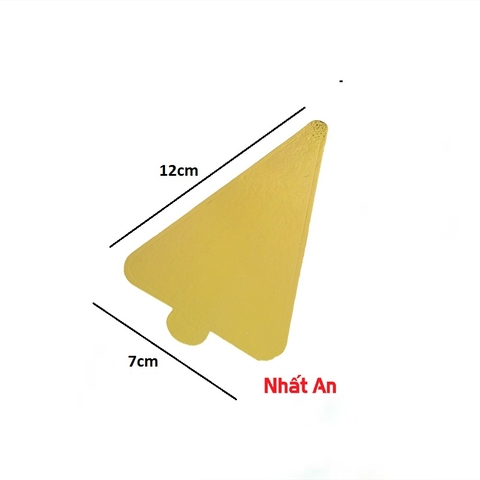 Đế lót bánh hình tam giác 12cmx8cm