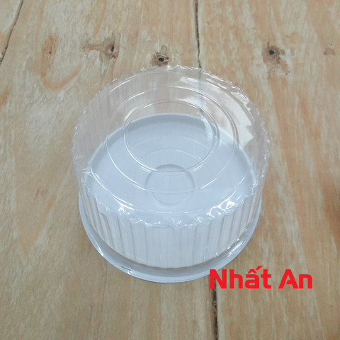 Hộp nhựa tròn đế trắng HH25 (16cm)