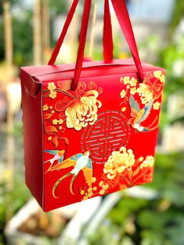 Hộp Tết Én Xuân - Kẹo Mứt Nhỏ
