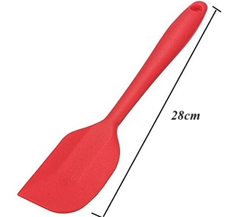 Vét bột silicone 28cm - màu ngẫu nhiên